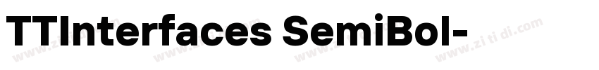 TTInterfaces SemiBol字体转换